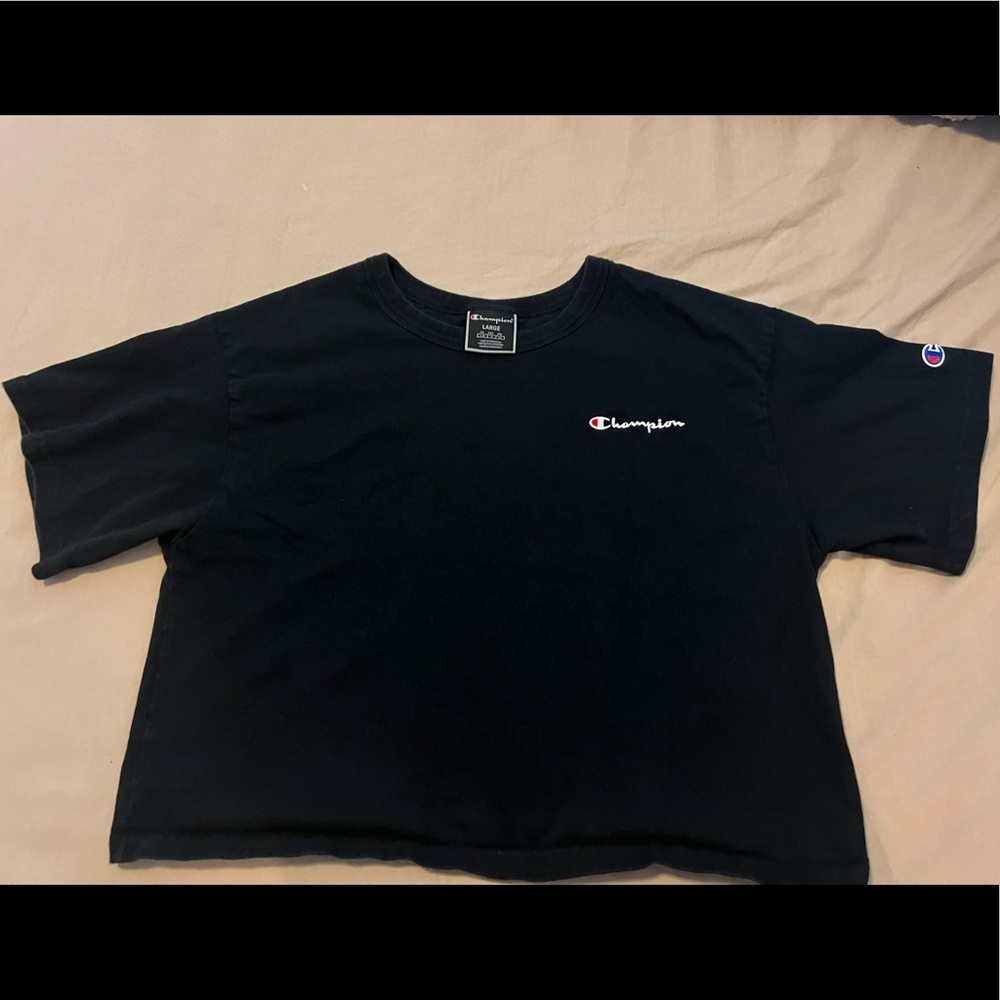 Champion cropped large T-shirt